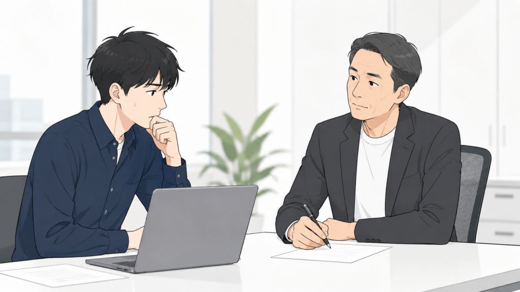 「次回はいつ相談に来る？」という支援