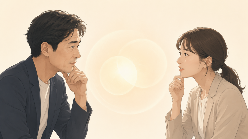 【問いかけの前にある「心」】